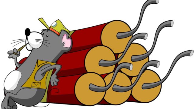 mouse, dynamite, cartoon